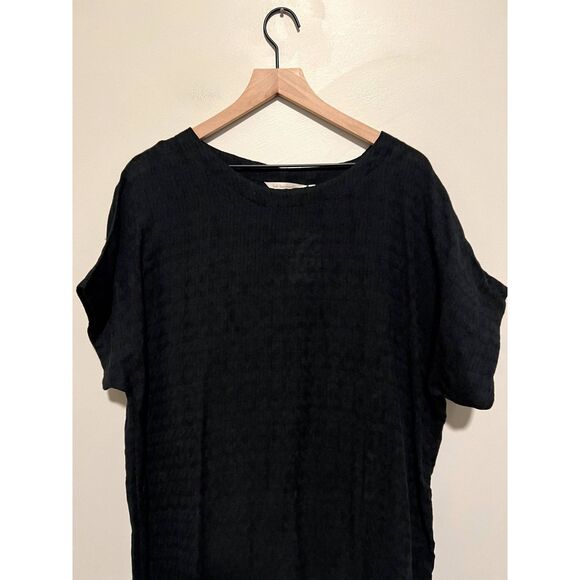 NWT Soft Surroundings Remi Linen Cotton Shift Maxi Dress Lagenlook Size TXL - Picture 7 of 10